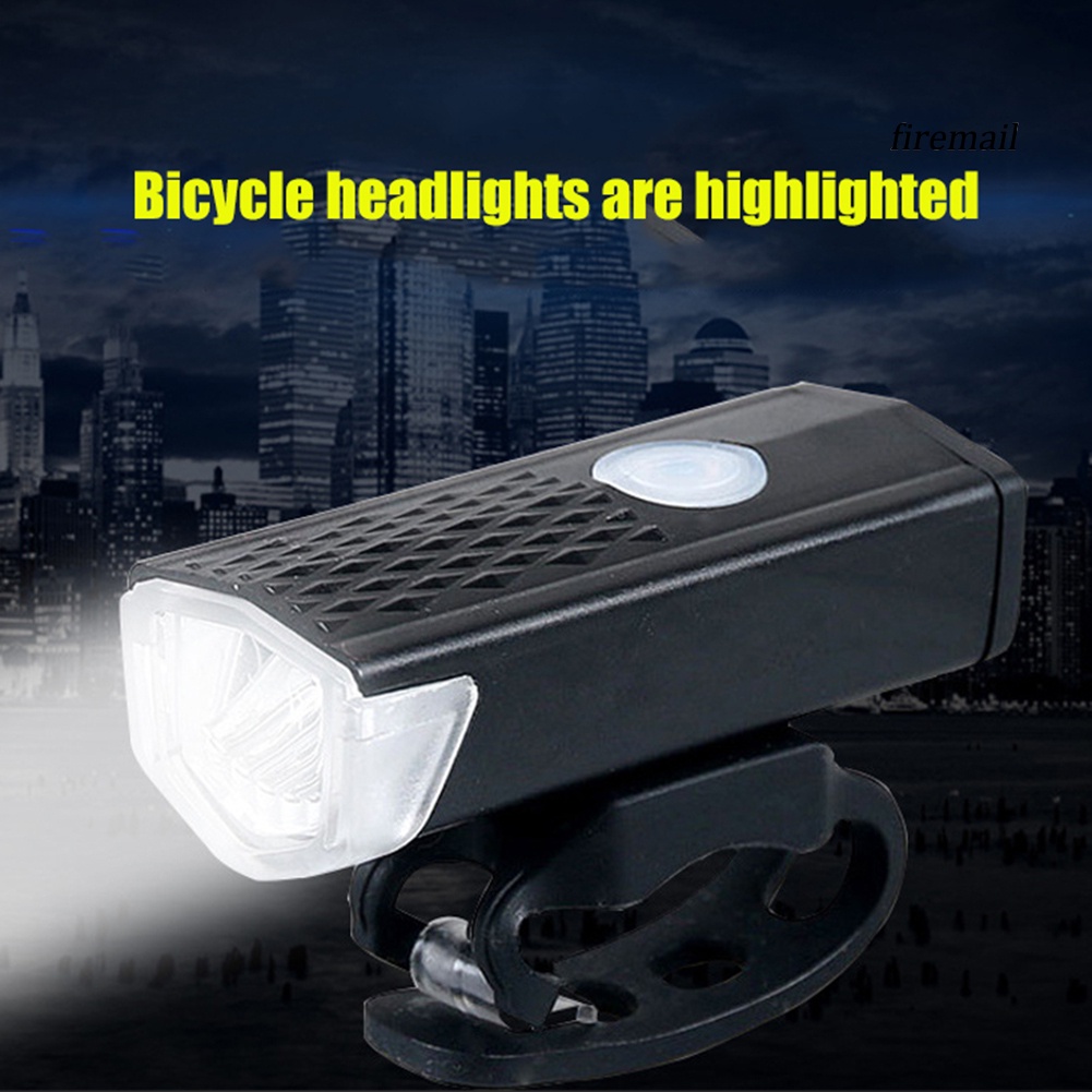 Đèn led chống thấm nước gắn tay lái xe đạp sạc được tiện dụng