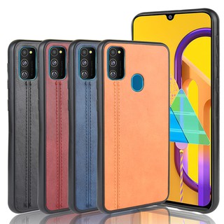 Ốp điện thoại bằng silicon phối da PU mặt cứng cho SAMSUNG GALAXY M21