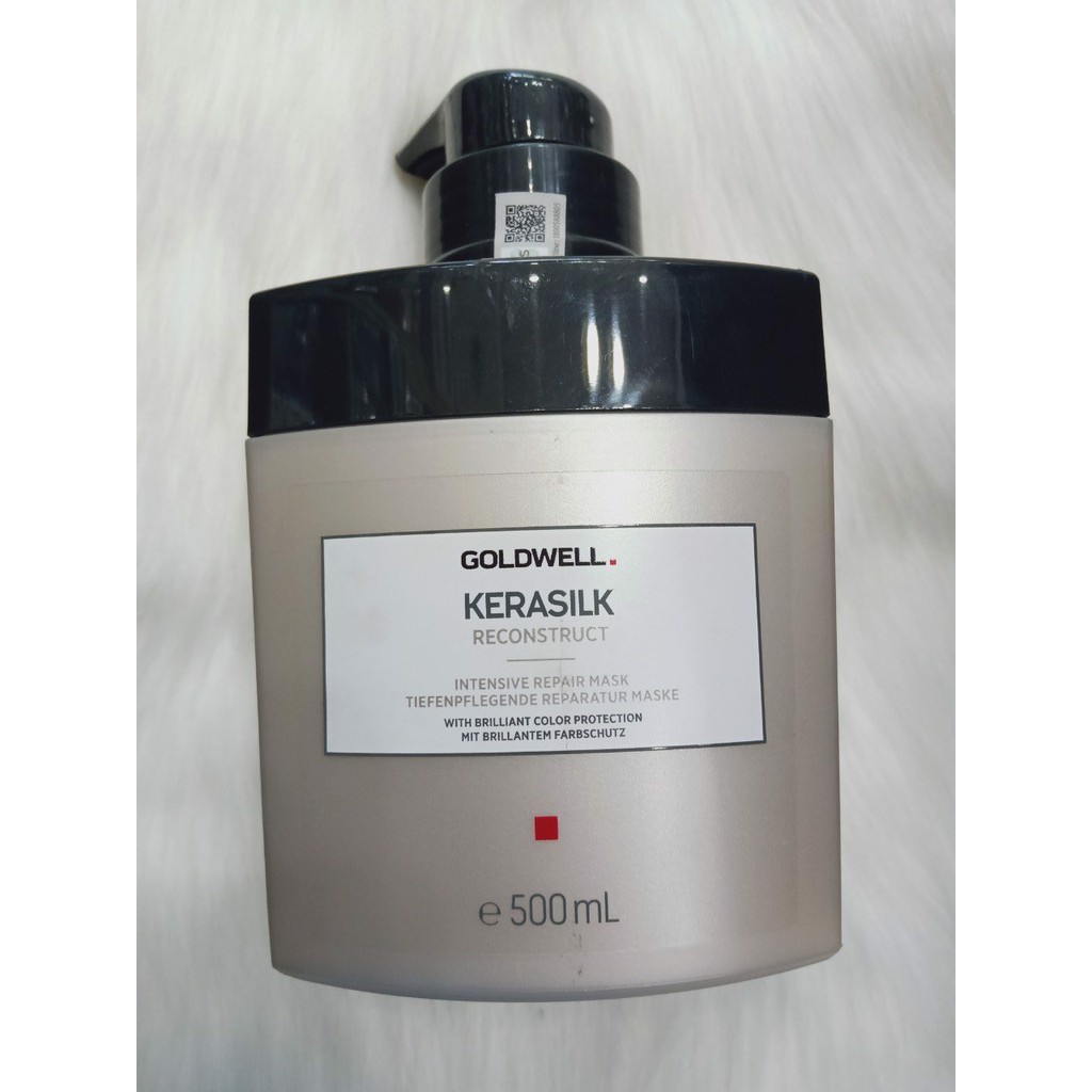 (Chính hãng) Hấp dầu Goldwell kerasilk siêu phục hồi tóc 500ml