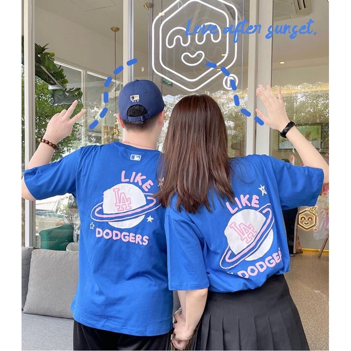 Áo phông MLB Like Unisex Cotton Ngắn Tay From Rộng Chất Thun Mát