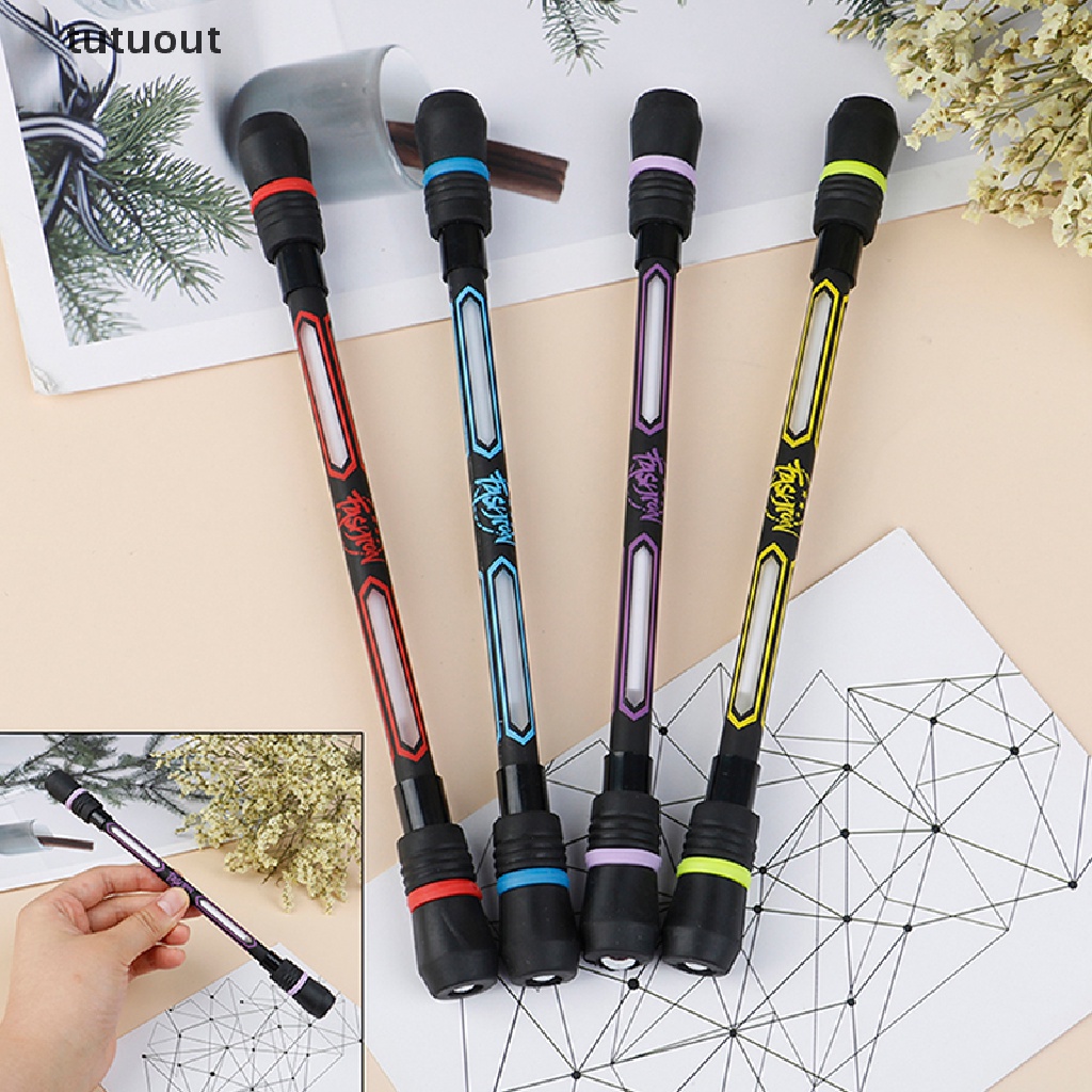 tutuout Antistress Spinning Pen Plastic Spiner Pen Stress Reliever Anti-slip Stress Toy TU