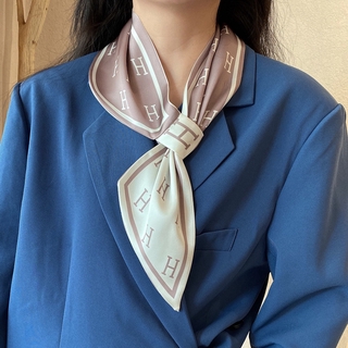 Khăn quàng cổ lụa dài thắt nơ thời trang dành cho nữ