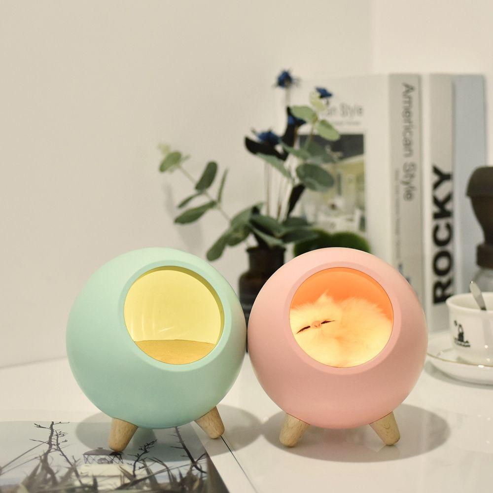 Đèn Ngủ Để Bàn Bằng Gỗ Trang Trí Phòng Ngủ Cho Người Lớn Và Trẻ Em