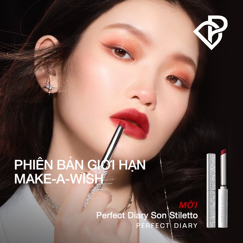 Son Silver Stiletto Perfect Diary Dưỡng Môi Căng Bóng Spotlight Shiny 0.8g