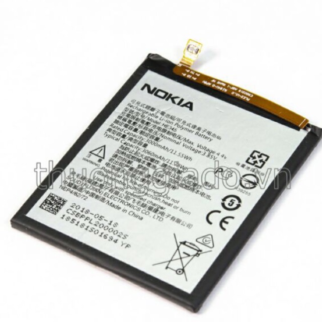 Pin xịn Nokia 6.1 2018 mã pin HE345 dung lượng 3000mah
