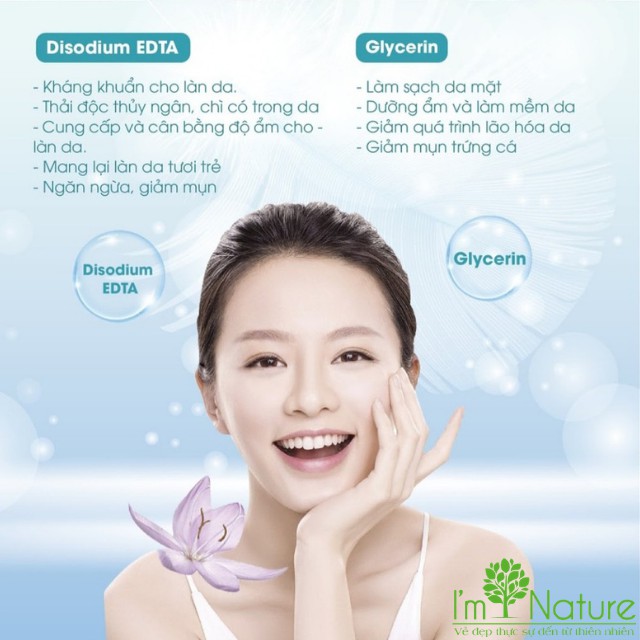 Sữa Rửa Mặt Dịu Nhẹ Gentle Care IM NATURE Làm Sạch Sâu Dành Cho Mọi Loại Da Dầu Mụn Thường Dưỡng Trắng 100g