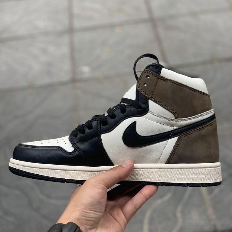 ⚡️Sale Sốc⚡️ Giày air Jodan 1 high Nâu đen cao cổ hàng cao cấp, Giày thể thao jordan 𝐜ổ 𝐜𝐚𝐨