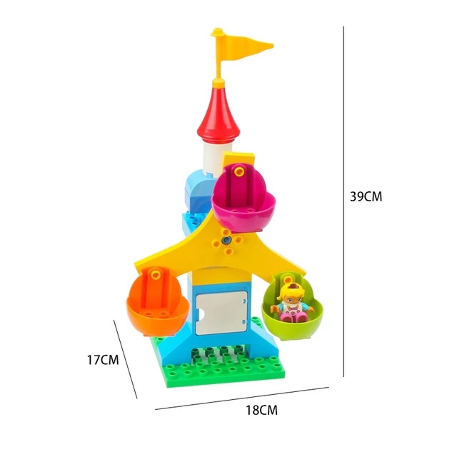 Bộ lắp ráp cầu quay tương thích duplo
