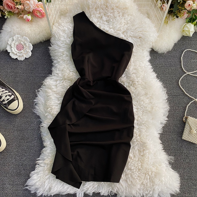 🌸Hàng Order🌸 Váy Đầm Body Lệch Vai Bèo Ngún Hông Tiệc Cưới Thanh Lịch Nữ Tính 🌸Hàng Quảng Châu