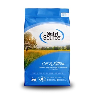 Hạt cho mèo NutriSource Cat & Kitten Chicken, Salmon & Liver Nhập Mỹ chiết 3kg