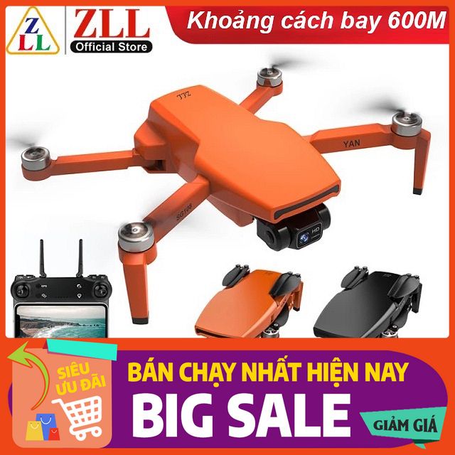 Máy bay flycam Sg108 pro camera 4K chống rung 2 trục bay 25 Phut, cảm biens quang học GPS tự về - Chính Hãng