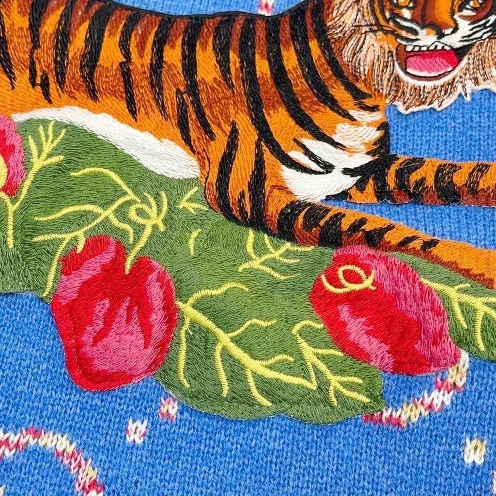 Hàng Có Sẵn!Gucci!Áo Khoác Cardigan Dệt Kim Cổ Chữ V Thiết Kế Mới Thời Trang Dành Cho Cặp Đô