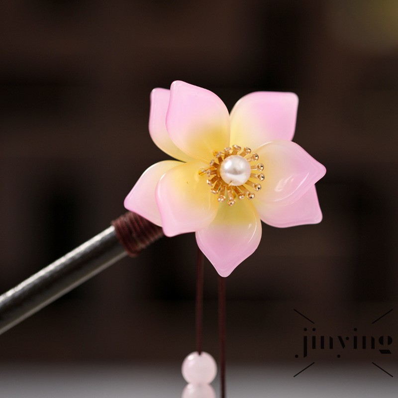 GETNOIVAS Trâm cài tóc hình bông hoa đơn giản tinh tế