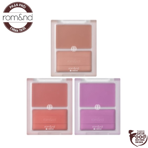 [HANBOK PROJECT] Má Hồng Dạng Kem Mềm Mịn, Lâu Trôi Romand See-Through Melting Cheek 3.5g