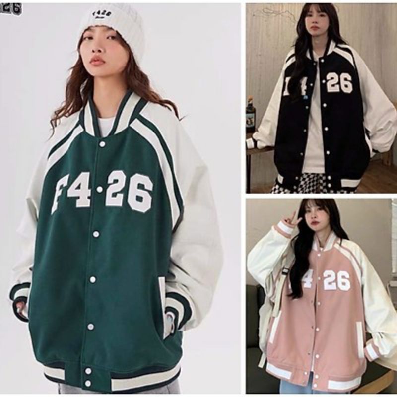 KHOÁC BOMBER QUẢNG CHÂU DA LỘN F4 - 26