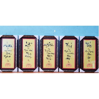 Bộ tranh NHÂN LỄ NGHĨA TRÍ TÍN.Quà tặng ông bà, cha mẹ, đối tác, bạn bè. Quà tết, quà mừng tân gia, khai trương.