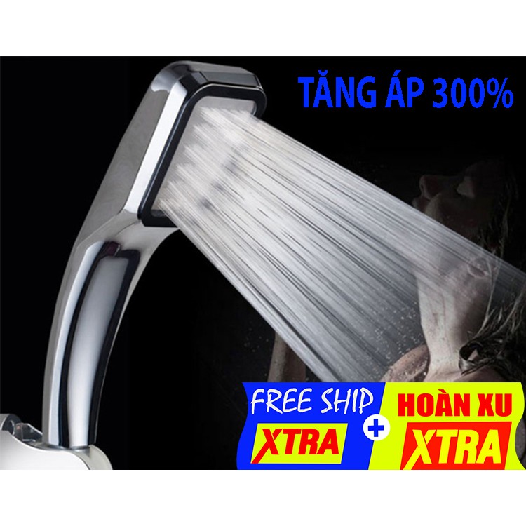 Đầu Vòi Sen Vuông Tăng Áp Cao Cấp - Tăng Áp Tối Đa Đến 300% - Cực Phê