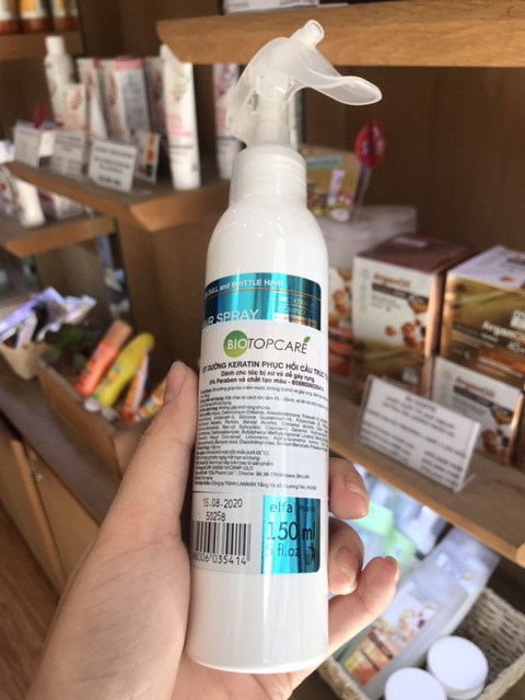 Xịt dưỡng KERATIN phục hồi cấu trúc tóc 250ml