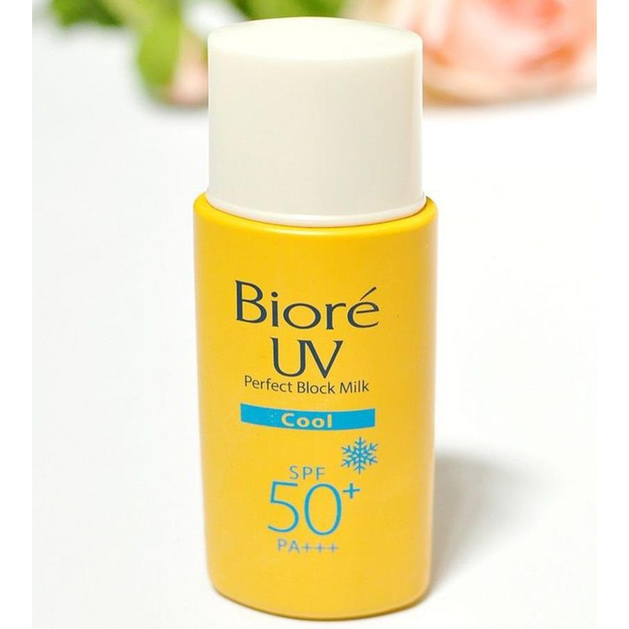 ( Mỹ Phẩm Nhunbe) Sữa chống nắng Bảo Vệ Da Hoàn Hảo Bioré UV perfect protect Milk 30ml