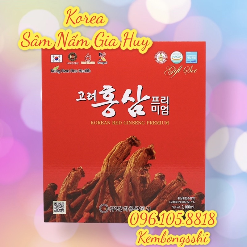 [HÀNG MỚI VỀ] Nước Hồng Sâm 6 năm tuổi Kanghwa Hàn Quốc, hộp 30gói