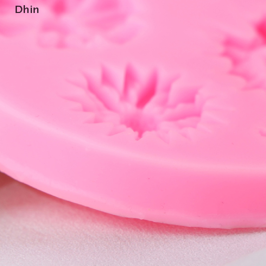 Khuôn Silicone Tạo Hình Cánh Hoa Hướng Dương 3D Chuyên Dụng Làm Bánh
