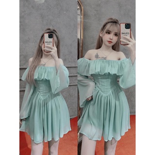 đầm tơ ánh kim có lót 3 màu xinh sang chanahr đẹp lung linh như hình ld22