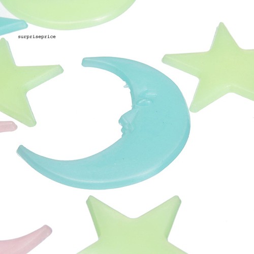 Set 20 hình dán dạ quang dán tường trang trí