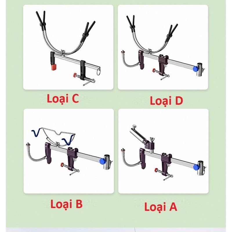 Gác Cần Câu Cá Trên Thuyền Bè Chất Liệu Kim Loại Tiện Lợi