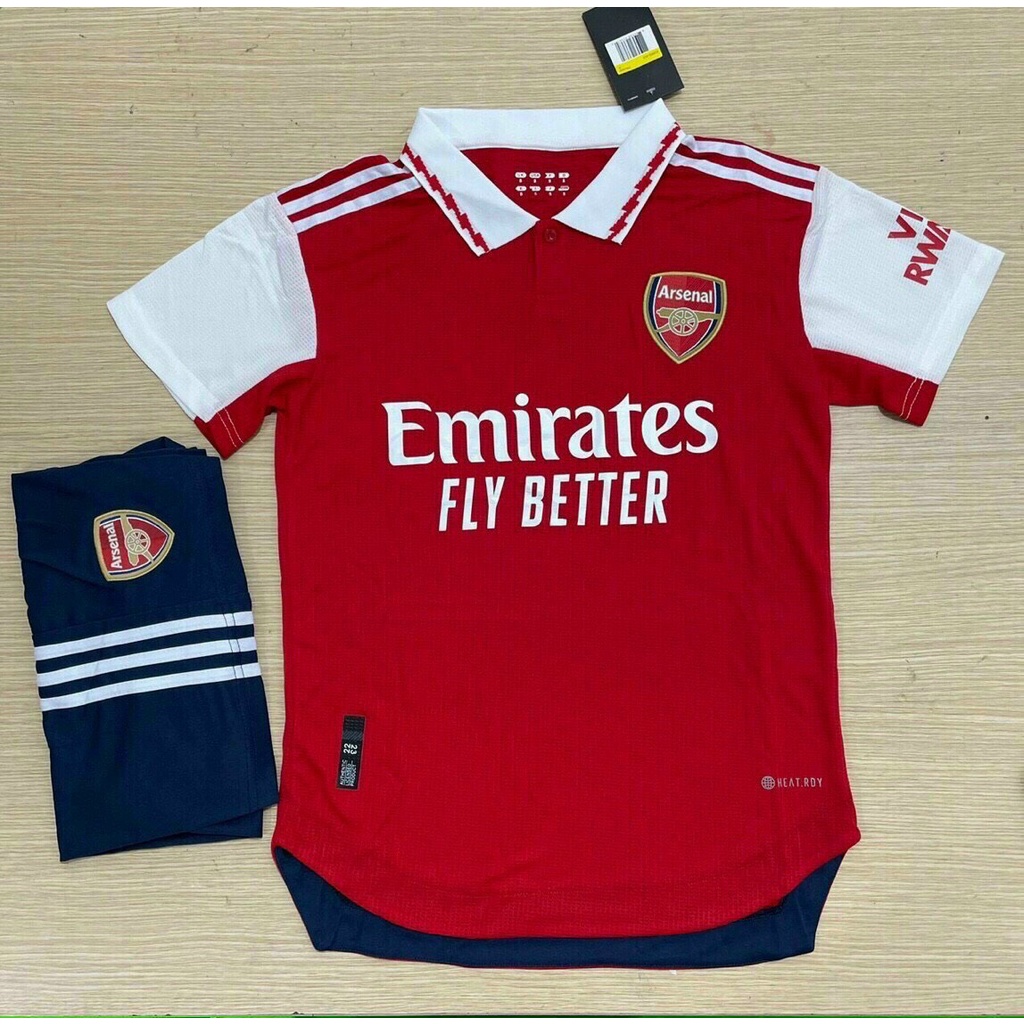Áo Đấu ARSENAL 2022/23 ⚡Freeship⚡ Bộ Quần Áo Bóng Đá Arsenal Mùa 2022/23 Hàng Gai Thái Cao Cấp  bao đẹp