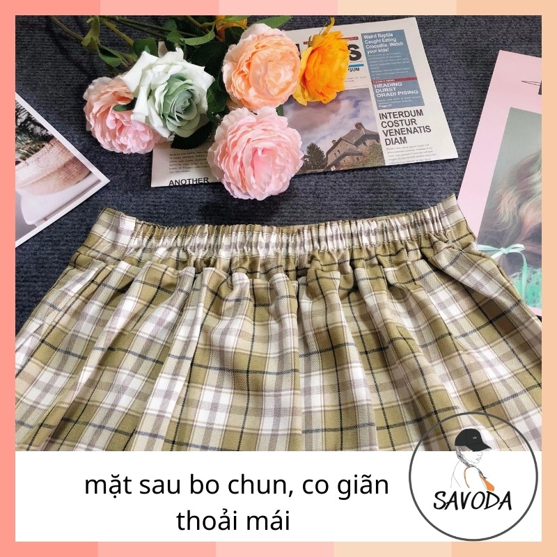 [GIÁ SỐC]Quần kẻ caro ống rộng ullzang kéo dài chân siêu hottt QK64 | BigBuy360 - bigbuy360.vn