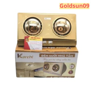 [ CHÍNH HÃNG ] Đèn Sưởi Nhà Tắm Korchi Chống Lóa Mắt-Goldsun09