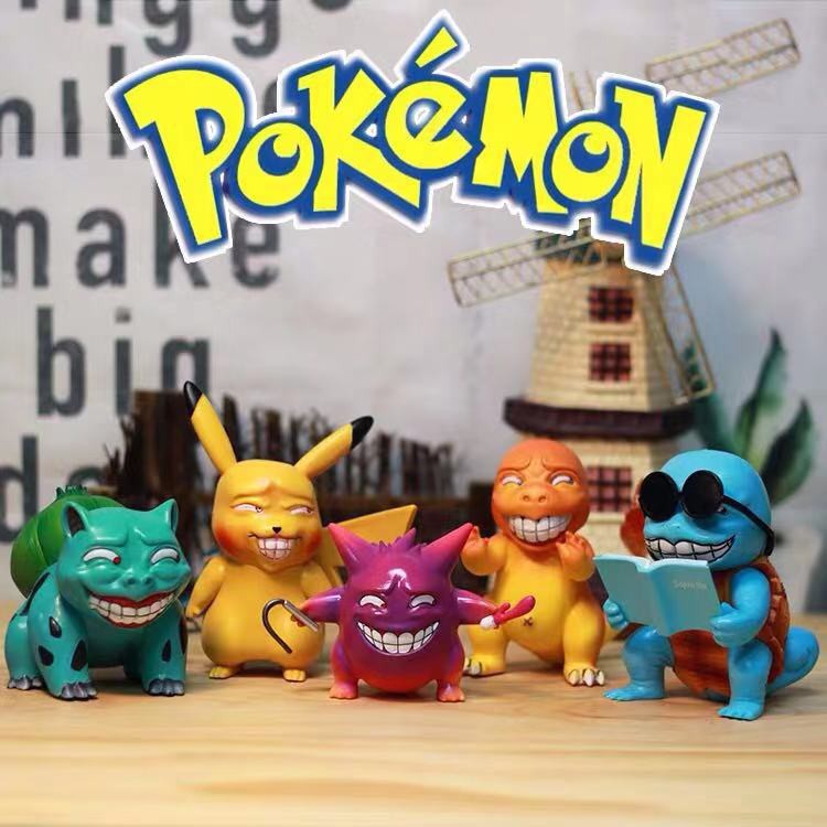 Đồ chơi mô hình pokemon bulbasaur pikachu charmander psyduck thích hợp làm quà tặng trẻ em