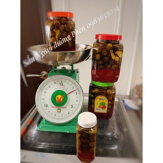 Sấu ngâm đường  (đường phèn, gừng mán)