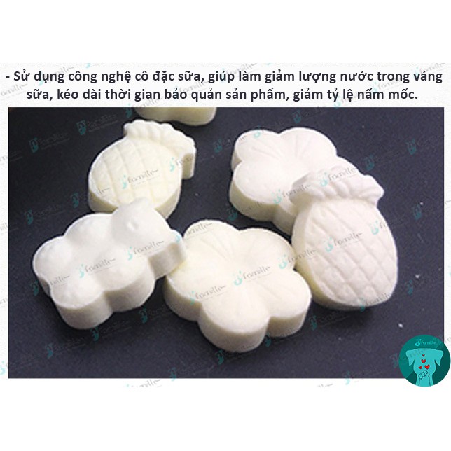 [SỮA BÒ TIỆT TRÙNG]Viên Sữa Bông Mai JFamille, Bổ Sung Canxi, Chắc Khỏe Xương, Ít Béo, Dễ Hấp Thu. JF99