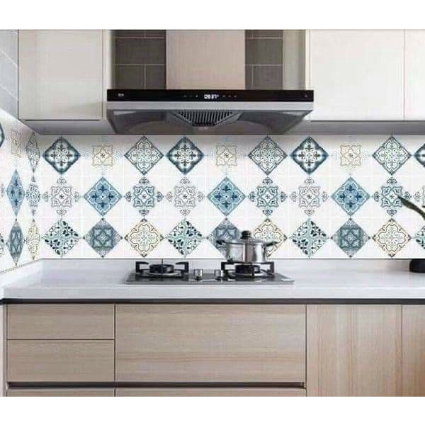 [FREESHIP] Cuộn giấy dán bếp họa tiết vintage (họa tiết ngẫu nhiên)