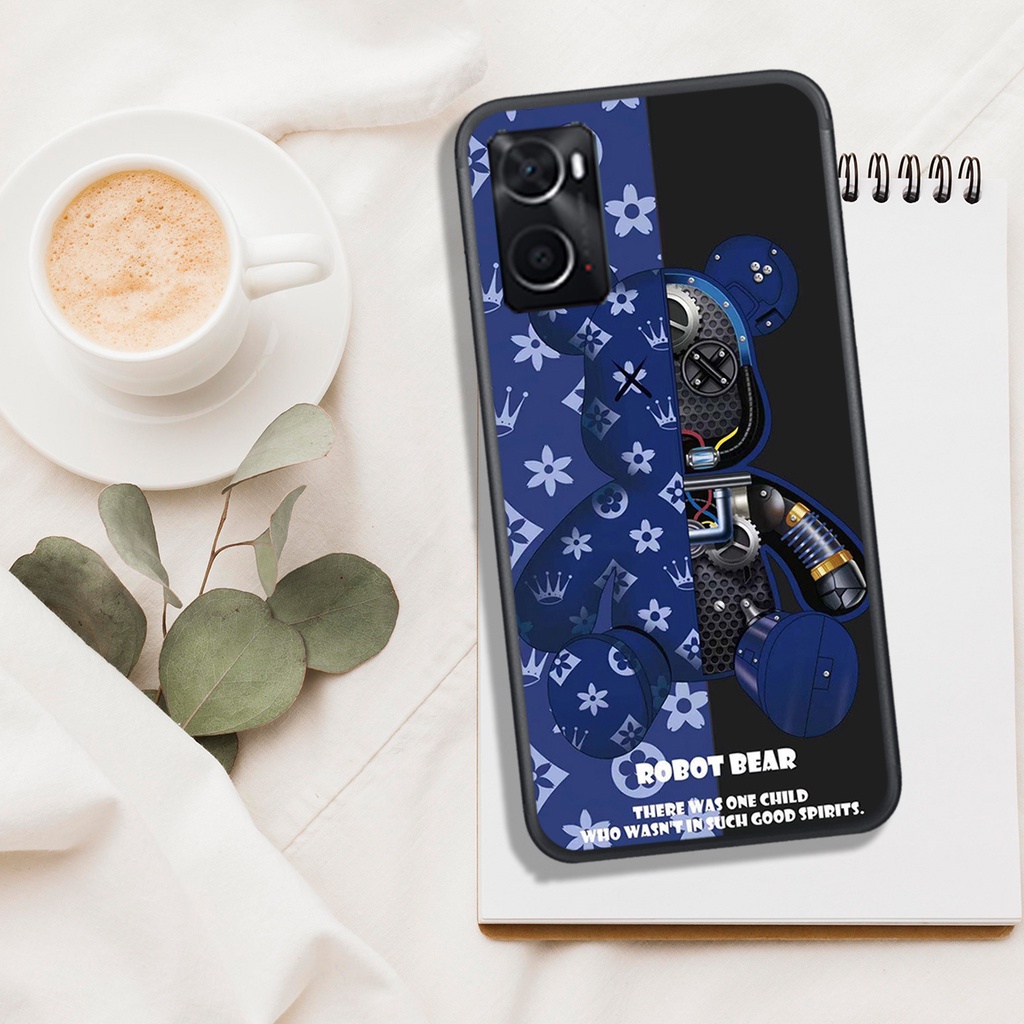 [ SIÊU HOT] ỐP LƯNG OPPO A76 4G - REALME 9 4G , IN HÌNH SIÊU GẤU BEAR BRICK, SẮC NÉT, MÀU SĂC ĐẸP.