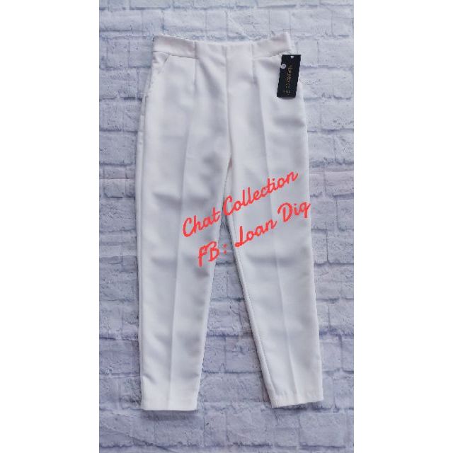 Quần baggy trắng ảnh thật