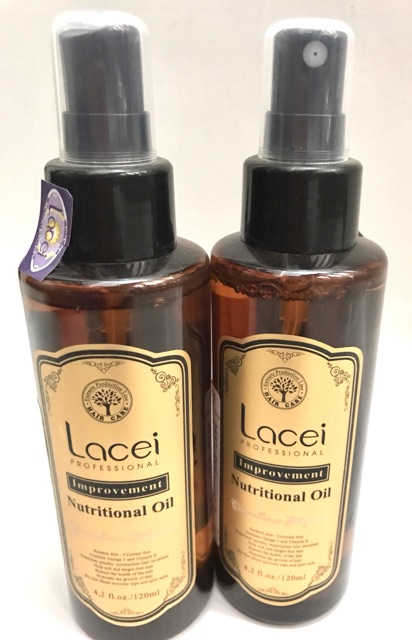 TINH DẦU DƯỠNG TÓC LACEI IMPROVEMENT NUTRITIONAL OIL 120ML nâu FREESHIP nuôi dưỡng,phục hồi cấp ẩm phục hồi tóc hư tổn