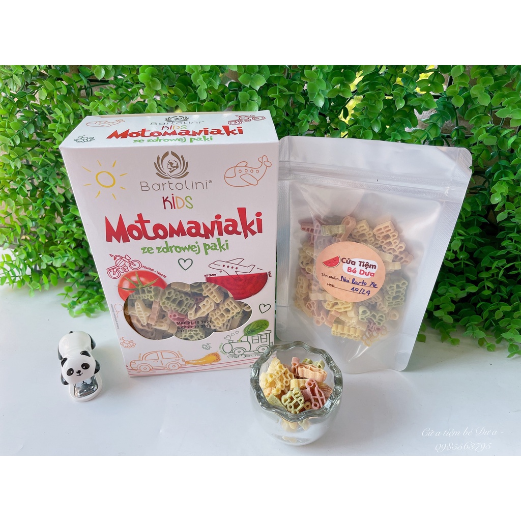 Các loại NUI HỮU CƠ cho bé ăn dặm gói 50g - Nui Barto