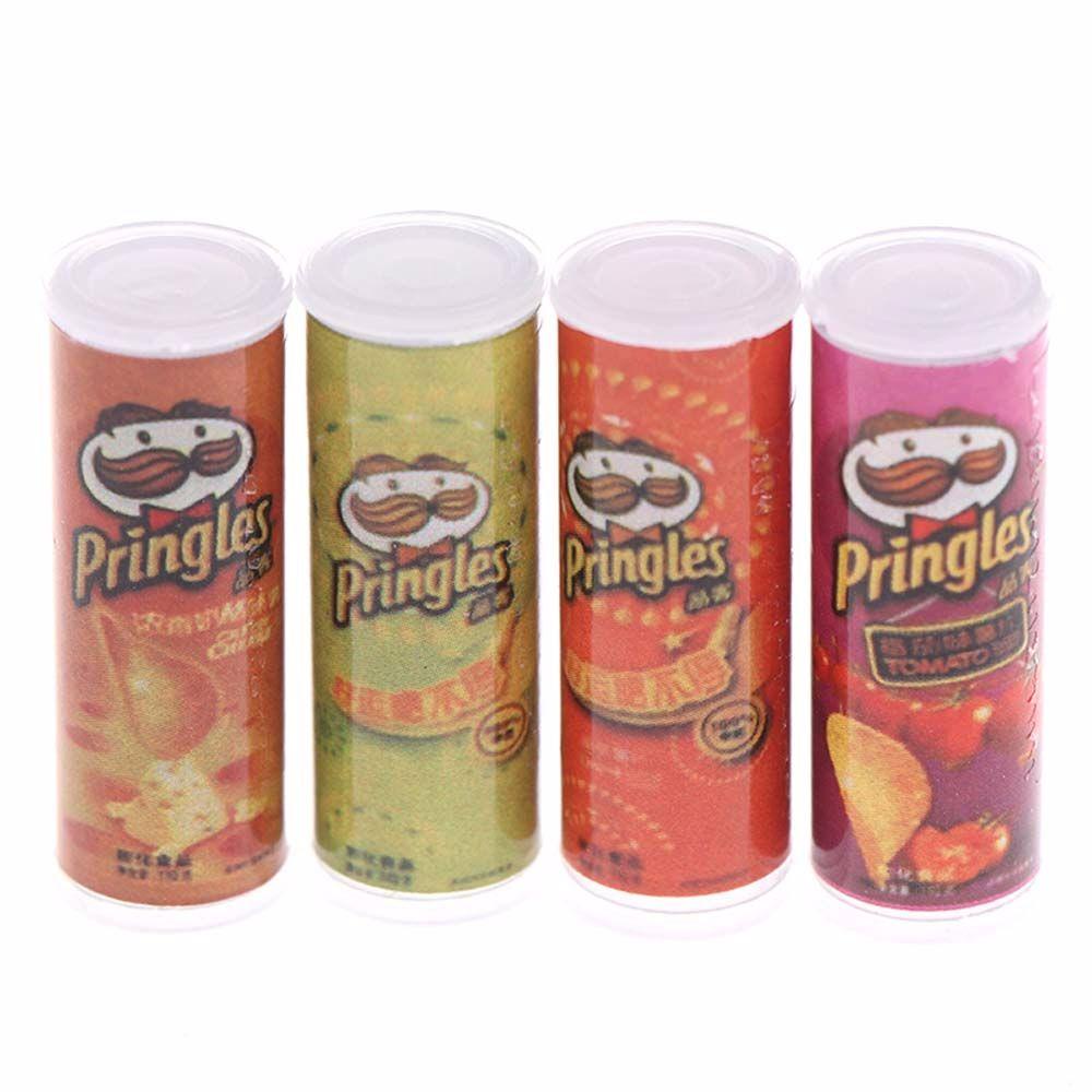 Set 4 Chai Khoai Tây Chiên Tỉ Lệ 1: 6 Trang Trí Nhà Búp Bê