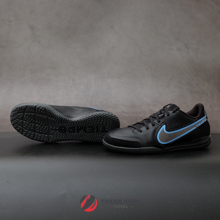 GIÀY ĐÁ BÓNG CHÍNH HÃNG NIKE TIEMPO LEGEND 9 ACADEMY IC - DA1190-004 - ĐEN / XANH