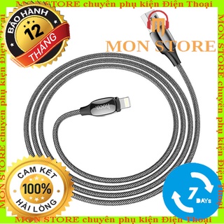 Cáp sạc tự ngắt hoco du05 lightning - có báo đèn