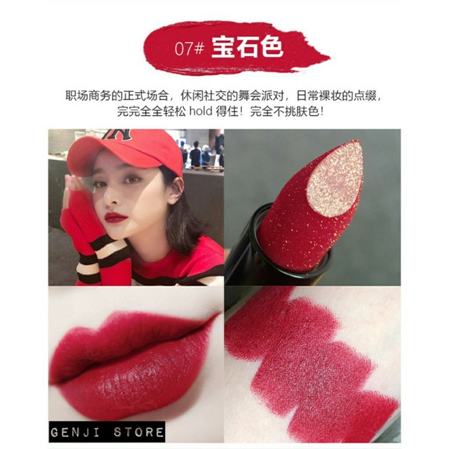 HÀNG NỘI ĐỊA TRUNG - Son thỏi HENGFEI Radiant Lipstick