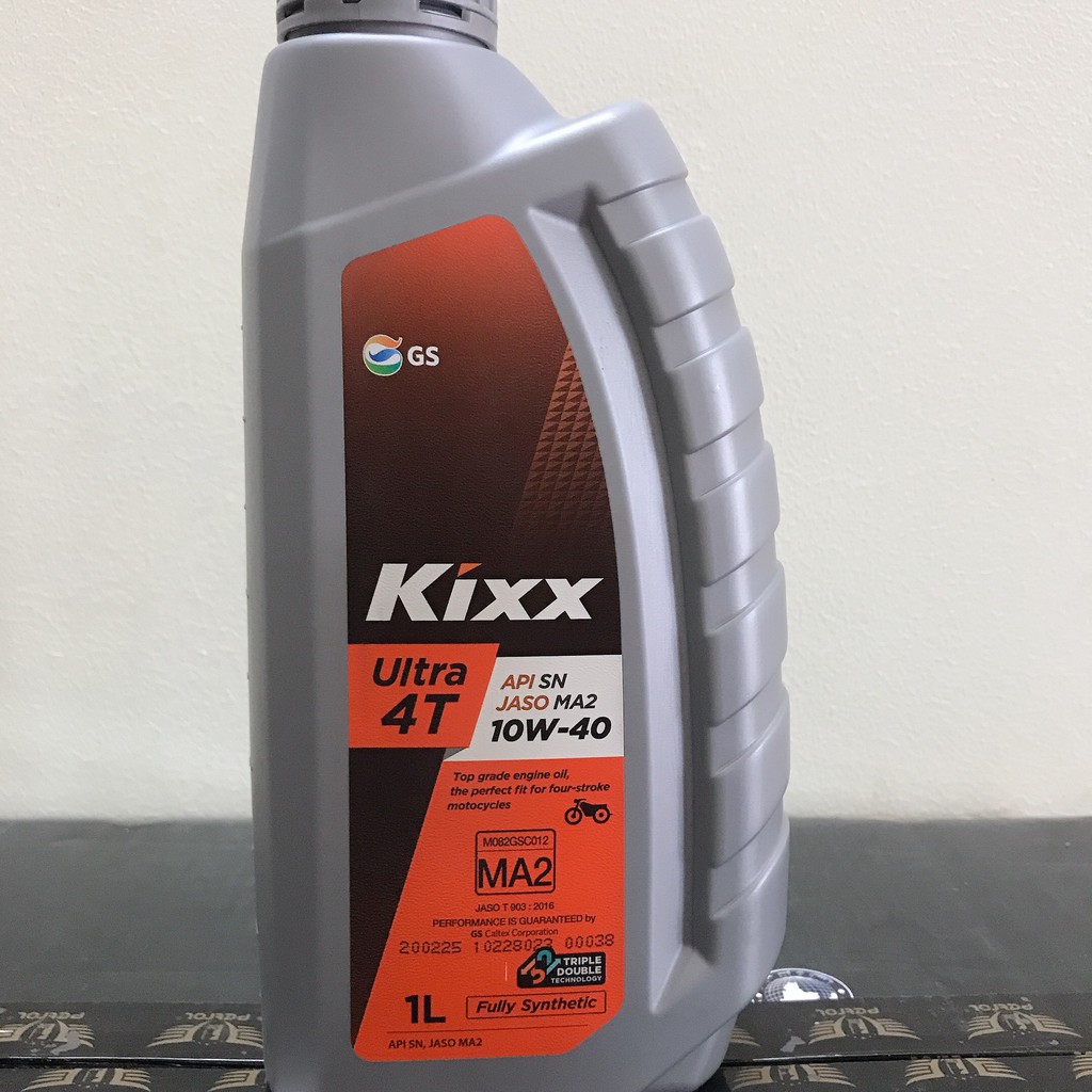 [Nhớt Tốt + Phụ Gia Xịn] COMBO Kixx Ultra Fully Synthetic SN 10W40 1L kèm súc động cơ thunder và súc béc xăng thunder