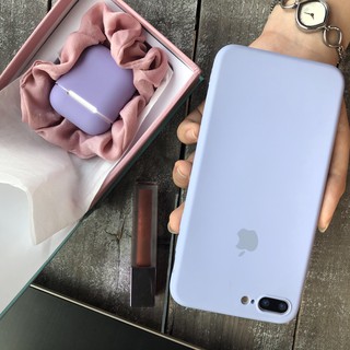 Ốp iphone dẻo chống bụi bẩn, chống vân tay màu tím mộng mơ các đời máy