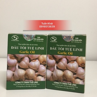 Dầu tỏi Tuệ Linh Lọ 100 viên