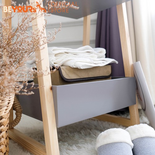 Gương Đứng Soi Trang Điểm BEYOURs Mirror Hanger Khung Gỗ Phối Kệ Nội Thất Lắp Ráp Phòng Ngủ