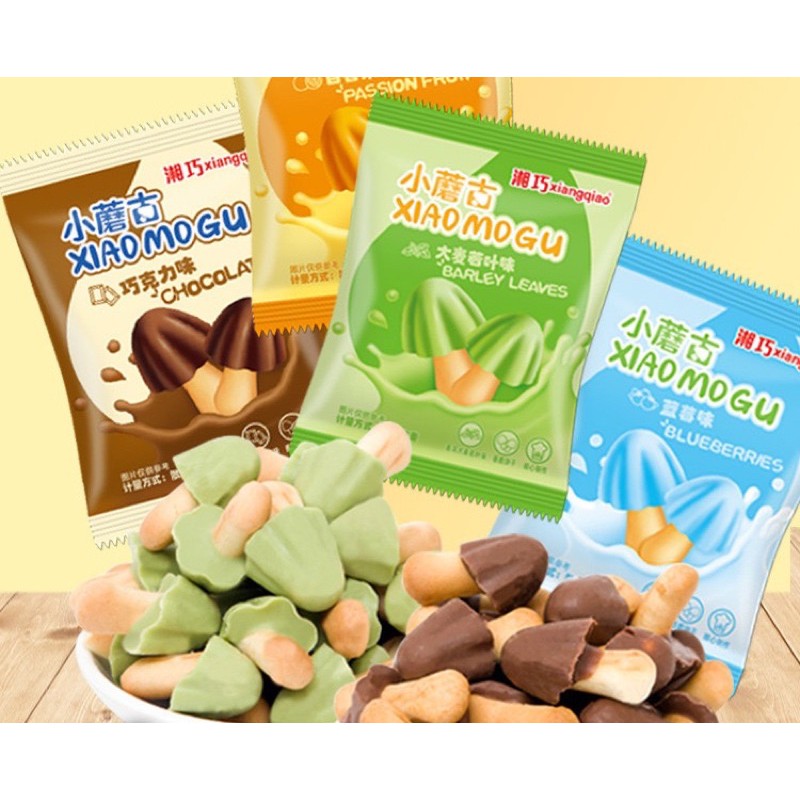 BÁNH QUY NẤM MINI PHỦ SOCOLA ( DẠNG GÓI )