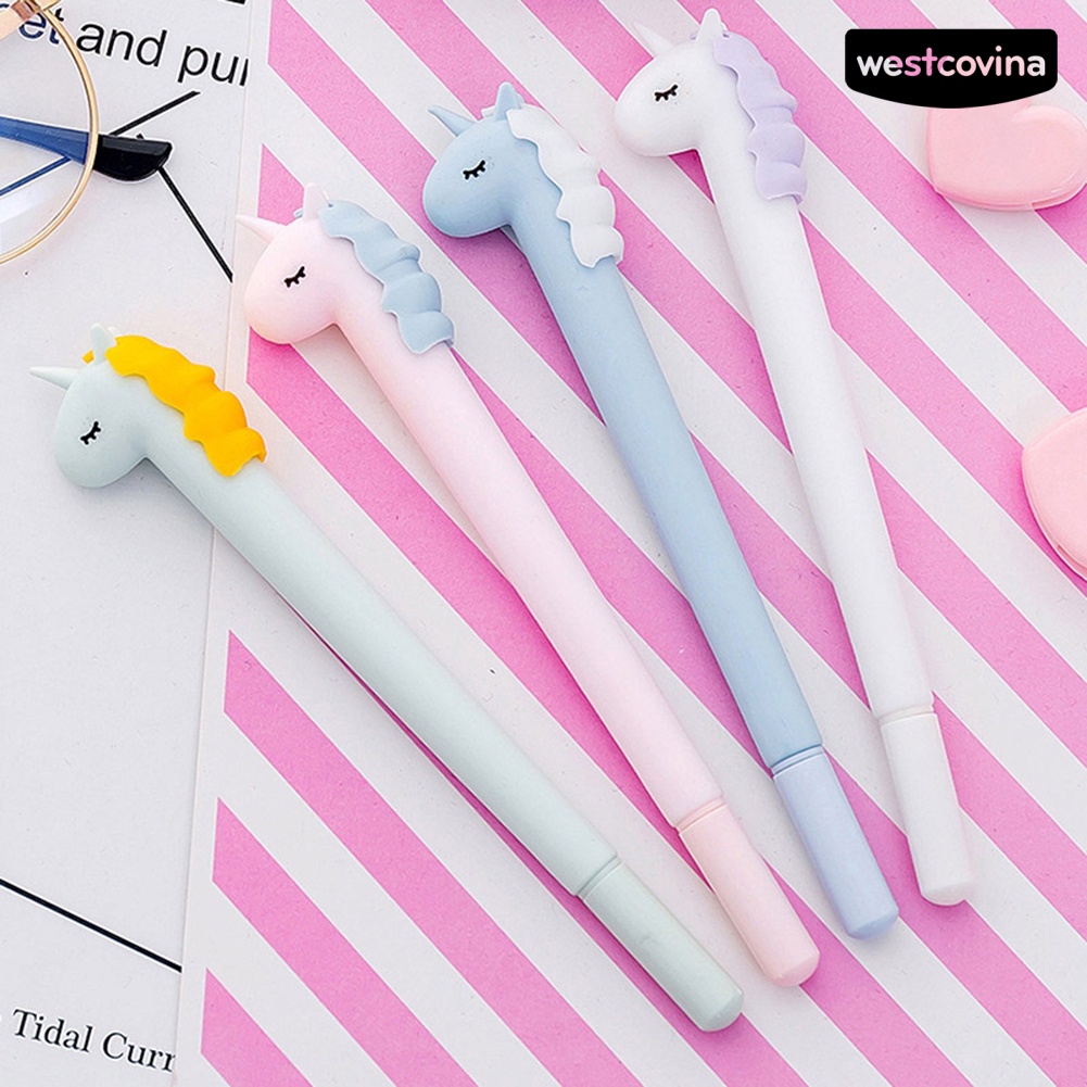 [Hot]✍Bút Mực Gel Ngòi 0.38mm Hình Kỳ Lân Hoạt Hình Dễ Thương