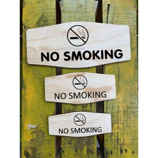[KÈM BĂNG KEO] Bảng thông báo No Smoking nhiều kích thước bảng trang trí decor